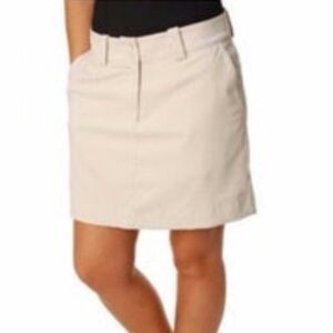 Nike Golf Dri-fit Tour Performance Skort Cream Size 2